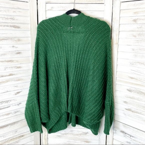 PINK LILY | Sundown Awaits Knit Green Cardigan - Picture 7 of 7